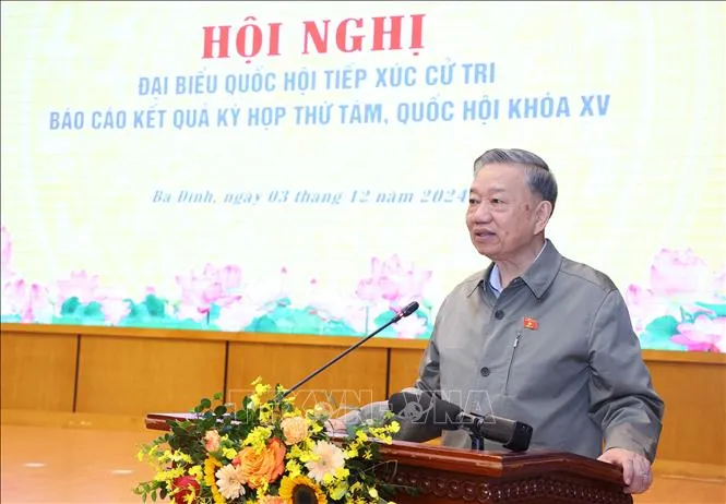 Tổng Bí thư Tô Lâm tiếp xúc cử tri Hà Nội - Ảnh 6. Tổng Bí thư Tô Lâm tiếp xúc cử tri Hà Nội - Ảnh 6.