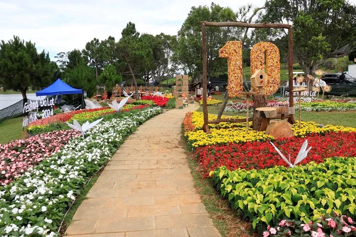 Hoa Đà Lạt hối hả “xuống phố” trước thềm khai mạc - Ảnh 9. Hoa Đà Lạt hối hả “xuống phố” trước thềm khai mạc - Ảnh 9.