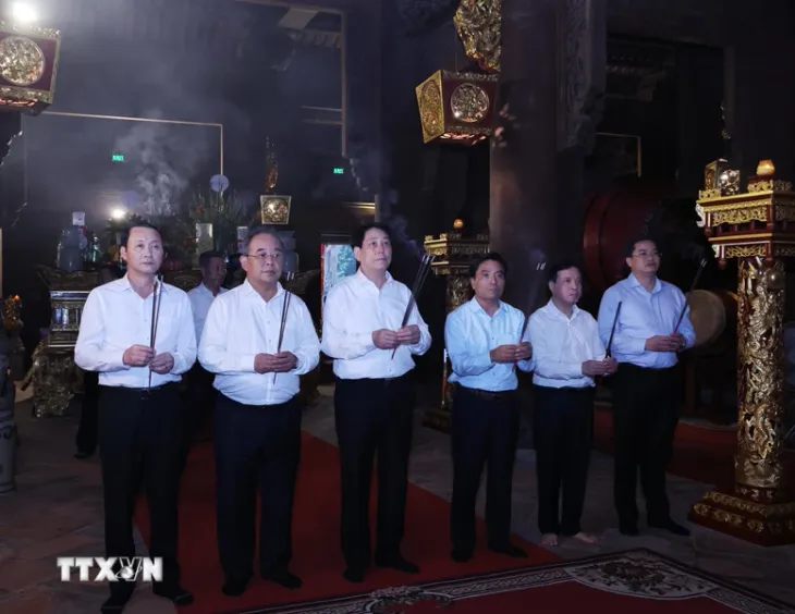 Chủ tịch nước Lương Cường thăm Đồn Biên phòng Bát Mọt - Ảnh 3. Chủ tịch nước Lương Cường thăm Đồn Biên phòng Bát Mọt - Ảnh 3.