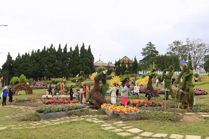 Gần 1 triệu chậu hoa xuống phố trong dịp Festival - Ảnh 1. Gần 1 triệu chậu hoa xuống phố trong dịp Festival - Ảnh 1.
