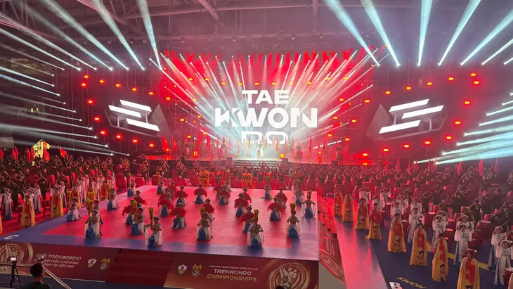 Sẵn sàng khai mạc Giải Taekwondo Cảnh sát châu Á mở rộng - Ảnh 1. Sẵn sàng khai mạc Giải Taekwondo Cảnh sát châu Á mở rộng - Ảnh 1.