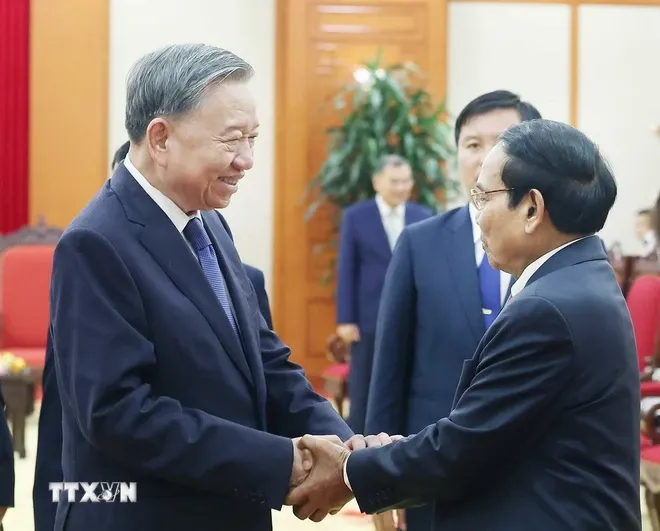 Làm sâu sắc hơn nữa quan hệ Việt Nam - Lào - Ảnh 1. Làm sâu sắc hơn nữa quan hệ Việt Nam - Lào - Ảnh 1.