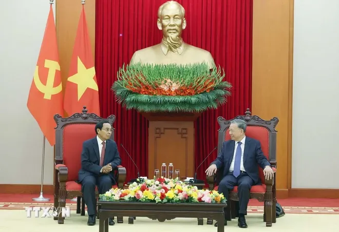 Làm sâu sắc hơn nữa quan hệ Việt Nam - Lào - Ảnh 2. Làm sâu sắc hơn nữa quan hệ Việt Nam - Lào - Ảnh 2.