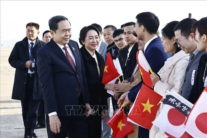 Chủ tịch Quốc hội Trần Thanh Mẫn và Phu nhân kết thúc tốt đẹp chuyến thăm chính thức Nhật Bản - Ảnh 1. Chủ tịch Quốc hội Trần Thanh Mẫn và Phu nhân kết thúc tốt đẹp chuyến thăm chính thức Nhật Bản - Ảnh 1.