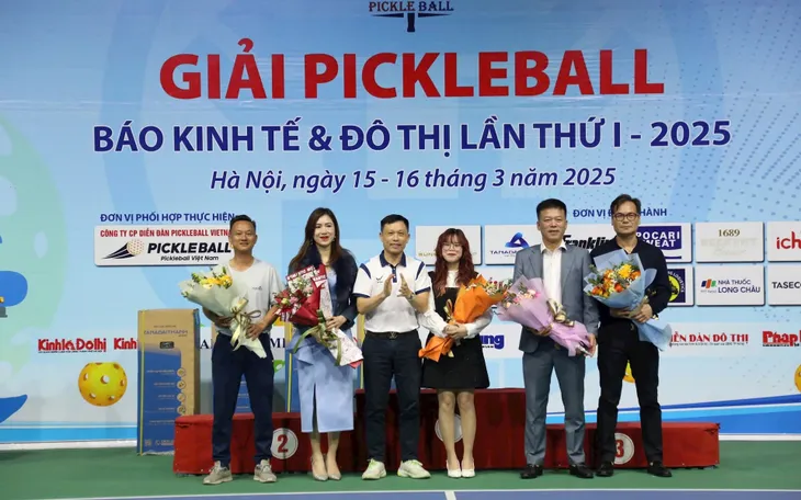 Bế mạc Giải pickleball Báo Kinh tế và Đô thị