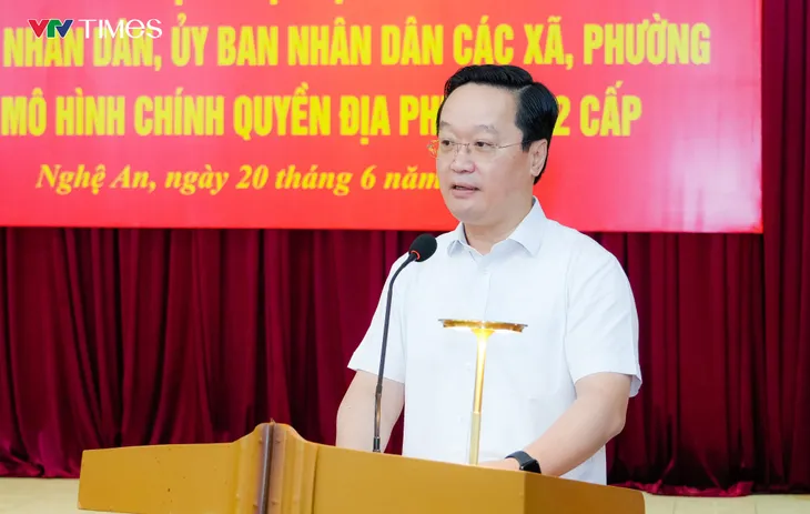 Nghệ An: Vận hành thử nghiệm hoạt động chính quyền địa phương 02 cấp - Ảnh 1.