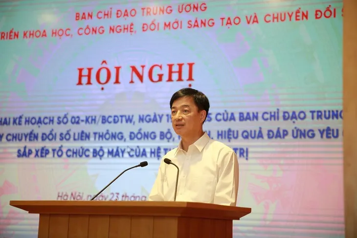 Thường trực Ban Bí thư: Chuyển đổi số liên thông, đồng bộ là nhiệm vụ chính trị trọng tâm - Ảnh 1.