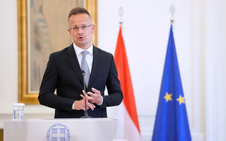 Bộ trưởng Bộ Ngoại giao Hungary Péter Szijjártó (Ảnh: AP) Bộ trưởng Bộ Ngoại giao Hungary Péter Szijjártó (Ảnh: AP)