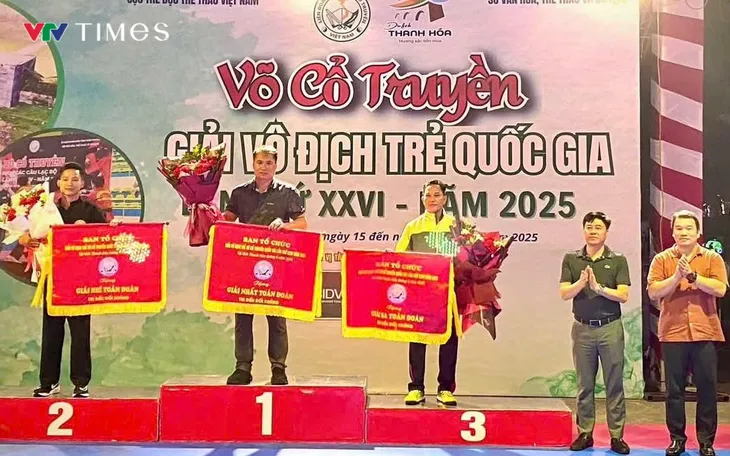 Giải Võ cổ truyền trẻ 2025 khép lại: Thanh Hoá, TP Hồ Chí Minh giành 2 vị trí Nhất toàn đoàn