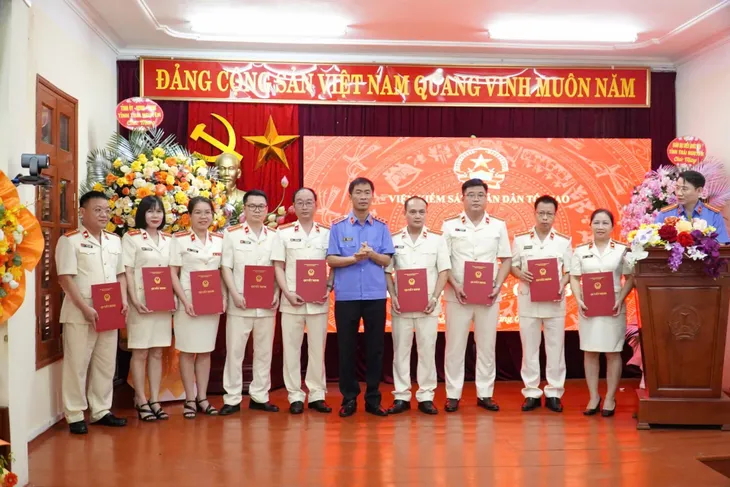 Thái Nguyên: Công bố quyết định bổ nhiệm Lãnh đạo Viện Kiểm sát nhân dân tỉnh sau sáp nhập - Ảnh 2.