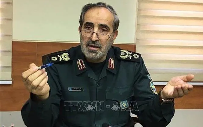 Tướng Ali Shadmani (Ảnh: Tasnim News/TTXVN) Tướng Ali Shadmani (Ảnh: Tasnim News/TTXVN)