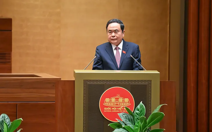 Chủ tịch Quốc hội Trần Thanh Mẫn phát biểu bế mạc kỳ họp thứ 9 Chủ tịch Quốc hội Trần Thanh Mẫn phát biểu bế mạc kỳ họp thứ 9