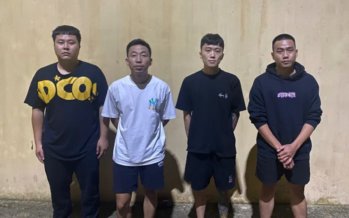 Các đối tượng bị bắt giữ. Các đối tượng bị bắt giữ.