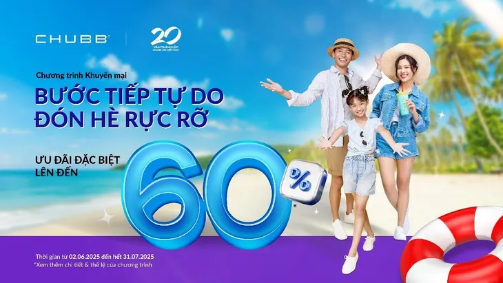 Đón hè rực rỡ cùng Chubb Life với ưu đãi quà tặng lên đến 90 triệu đồng cho mỗi hợp đồng bảo hiểm - Ảnh 1.