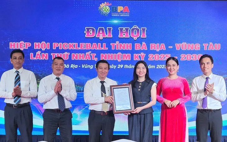 Thành lập Hiệp hội Pickleball Bà Rịa - Vũng Tàu