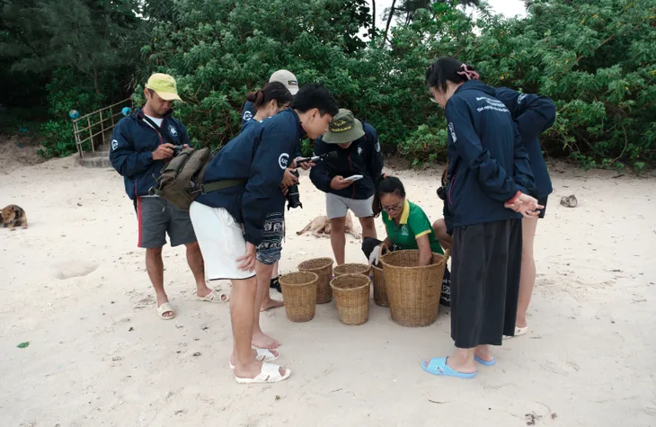 Côn Đảo qua hành trình của tình nguyện viên cứu hộ rùa biển - Ảnh 8.