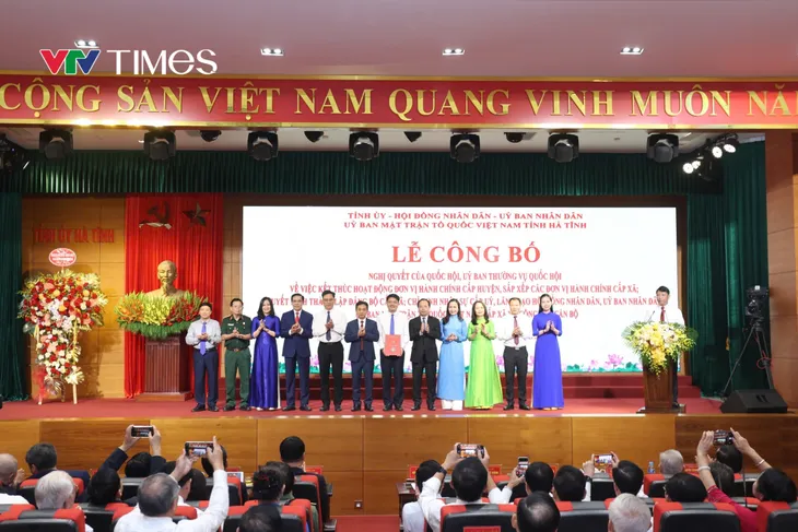 Hà Tĩnh công bố các đơn vị hành chính cấp xã mới - Ảnh 7.
