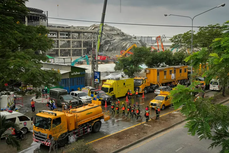 Thủ tướng Thái Lan công bố nguyên nhân sập toà nhà 30 tầng trong thảm họa động đất- Ảnh 1.