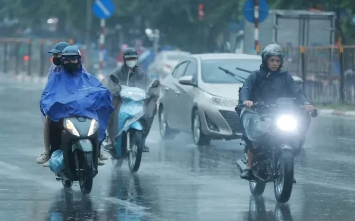  Mưa lớn sẽ còn tiếp diễn ở Bắc Bộ và Thanh Hóa. (Ảnh: TTXVN) 