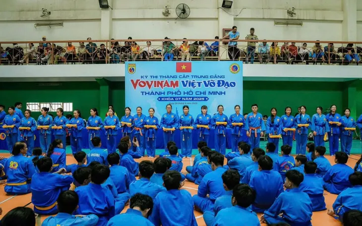 Sôi nổi Kỳ thi Trung đẳng Vovinam khóa 7 ở TP Hồ Chí Minh