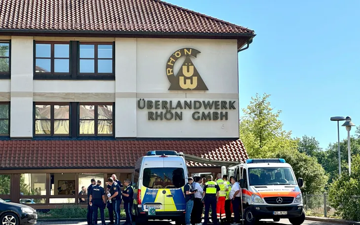 Khu vực xảy ra vụ tấn công bằng dao tại thành phố Mellrichstadt, Đức (Ảnh: DPA) Khu vực xảy ra vụ tấn công bằng dao tại thành phố Mellrichstadt, Đức (Ảnh: DPA)