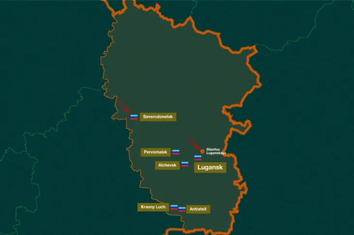 Nga tuyên bố kiểm soát hoàn toàn tỉnh Lugansk ở miền Đông Ukraine - Ảnh 1.