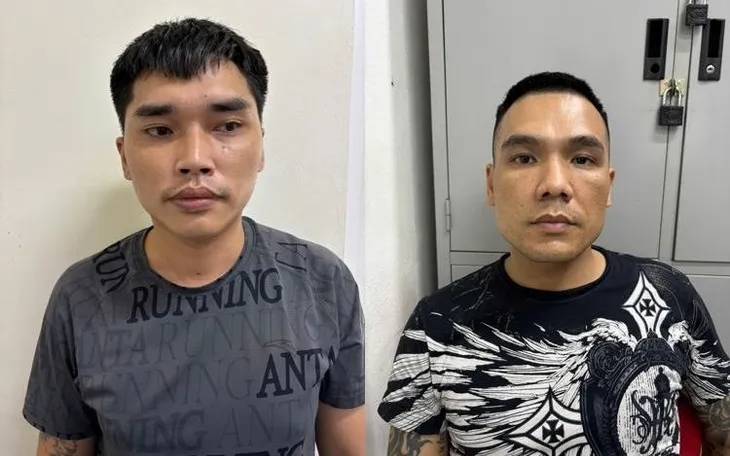 Đối tượng Lê Văn Hùng và Đỗ Việt Trung.