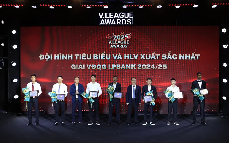 V.League Awards 2025: Hoàng Đức, Alan Grafite chói sáng nhất mùa giải 2024/25
