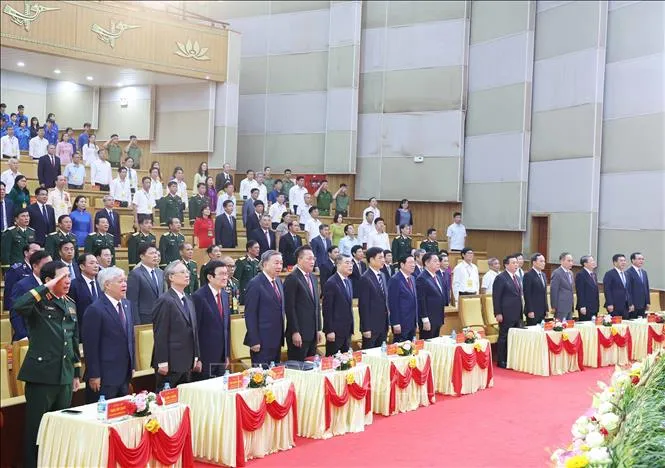 Lễ kỷ niệm 110 năm Ngày sinh Tổng Bí thư Nguyễn Văn Linh - Ảnh 1.