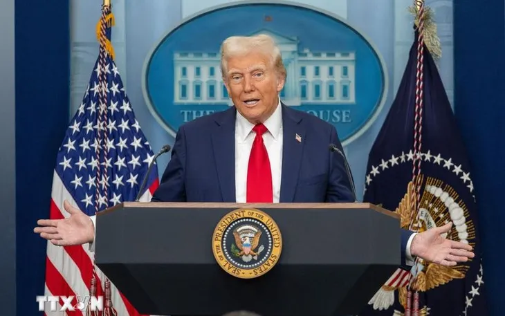 Tổng thống Mỹ Donald Trump. (Ảnh: THX/TTXVN) Tổng thống Mỹ Donald Trump. (Ảnh: THX/TTXVN)