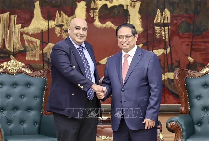 Thủ tướng Phạm Minh Chính tiếp Chủ tịch kiêm Tổng Giám đốc Tập đoàn Makara Capital Partners - Ảnh 1.
