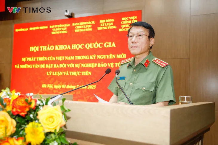 Hội thảo khoa học cấp Quốc gia "Sự phát triển của Việt Nam trong kỷ nguyên mới và những vấn đề đặt ra đối với sự nghiệp bảo vệ Tổ quốc - Lý luận và thực tiễn". - Ảnh 3.