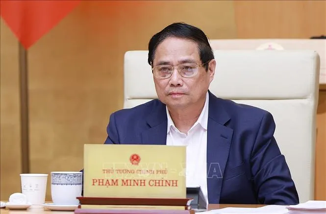 Thủ tướng Phạm Minh Chính chủ trì Phiên họp Chính phủ thường kỳ tháng 6 năm 2025 và Hội nghị trực tuyến Chính phủ với các địa phương. Thủ tướng Phạm Minh Chính chủ trì Phiên họp Chính phủ thường kỳ tháng 6 năm 2025 và Hội nghị trực tuyến Chính phủ với các địa phương.