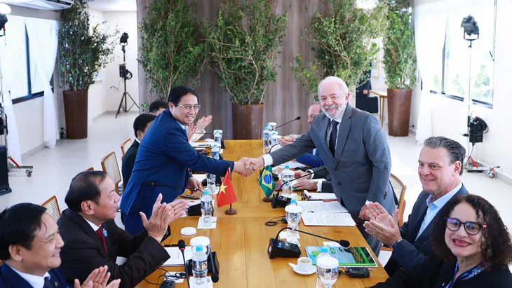 Thủ tướng Phạm Minh Chính hội đàm với Tổng thống Brazil - Ảnh 2.