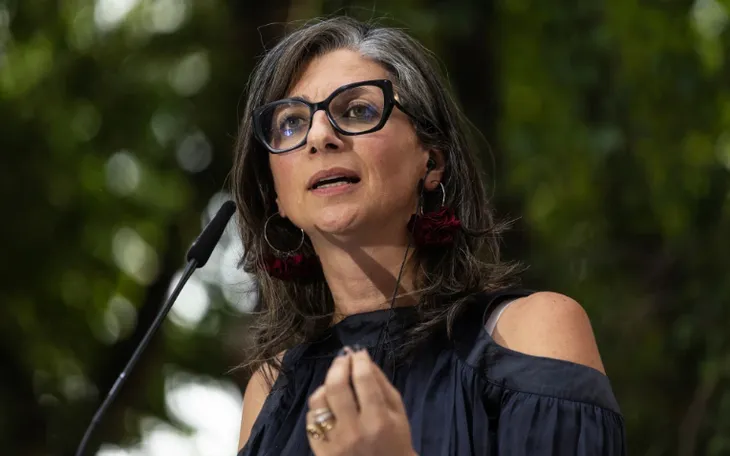 Quan chức nhân quyền Liên hợp quốc Francesca Albanese (Ảnh: Europa Press/Getty Images)