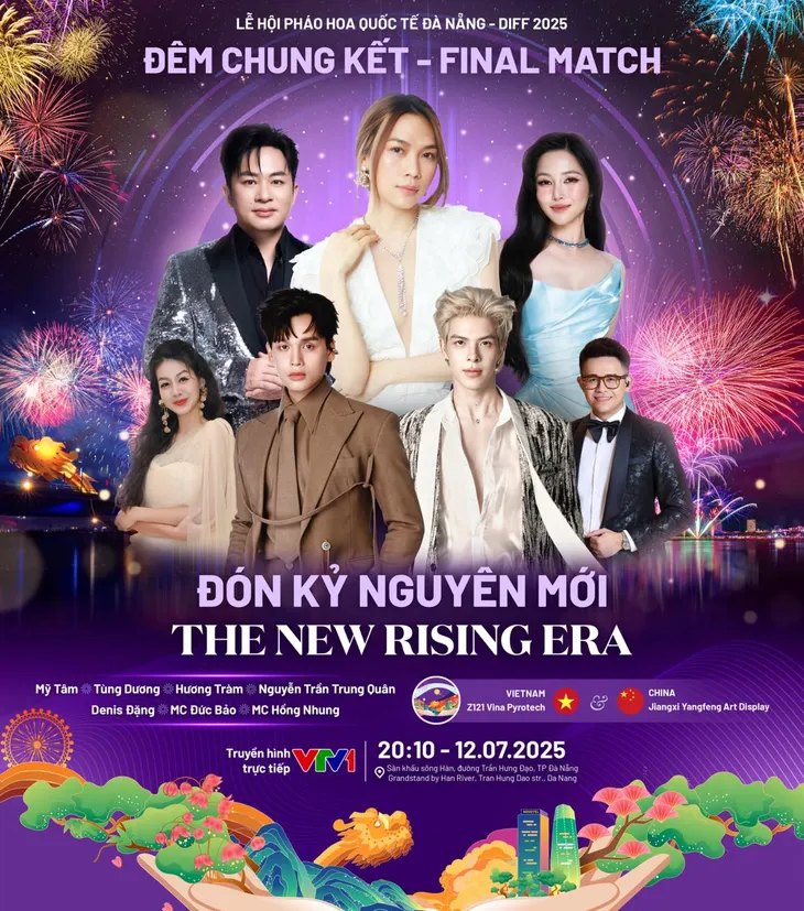 TRỰC TIẾP Chung kết Lễ hội pháo hoa quốc tế Đà Nẵng 2025 (20h10, VTV1) - Ảnh 3.
