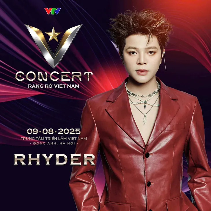 Rhyder, Hòa Minzy chính thức góp mặt tại V CONCERT- Ảnh 1. Rhyder, Hòa Minzy chính thức góp mặt tại V CONCERT- Ảnh 1.