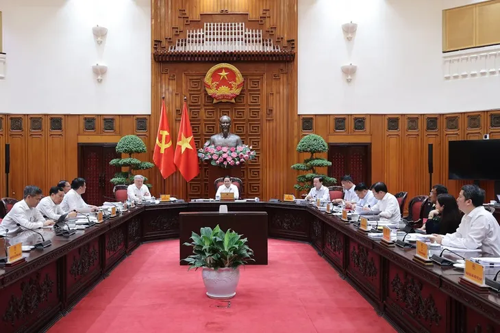 Thủ tướng nhấn mạnh, việc xây dựng, hoàn thiện thể chế, pháp luật cần kịp thời thể chế hóa đầy đủ chủ trương, đường lối của Đảng, chính sách của Nhà nước Thủ tướng nhấn mạnh, việc xây dựng, hoàn thiện thể chế, pháp luật cần kịp thời thể chế hóa đầy đủ chủ trương, đường lối của Đảng, chính sách của Nhà nước