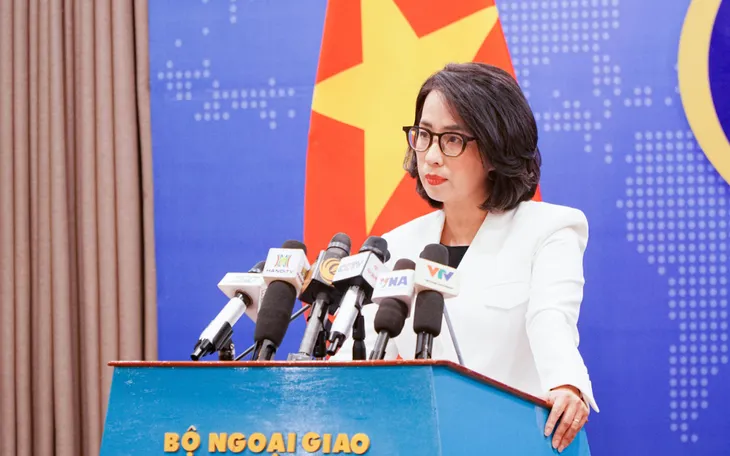 Người phát ngôn Bộ Ngoại giao Phạm Thu Hằng. Ảnh: Việt Linh Người phát ngôn Bộ Ngoại giao Phạm Thu Hằng. Ảnh: Việt Linh