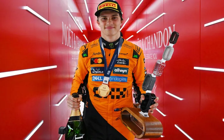 Oscar Piastri thắng GP Bỉ, McLaren tiếp tục thống trị