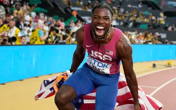 Noah Lyles muốn cân bằng thành tích của huyền thoại Usain Bolt