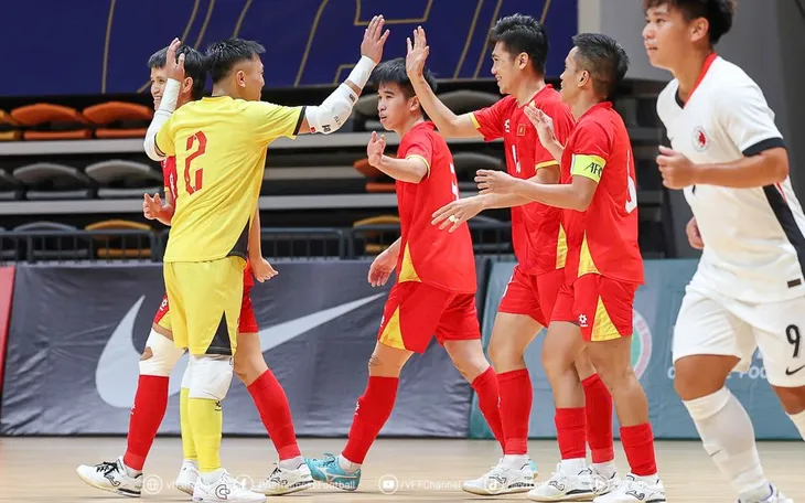 Đội tuyển futsal Việt Nam khởi đầu Vòng loại châu Á bằng chiến thắng đậm