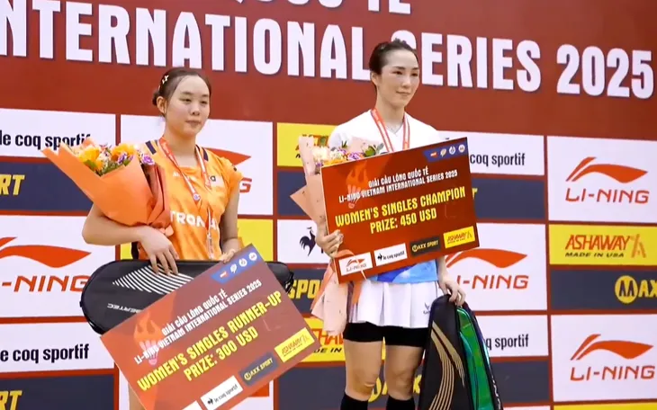 Cựu số 1 Việt Nam Vũ Thị Trang vô địch giải quốc tế tại Ninh Bình