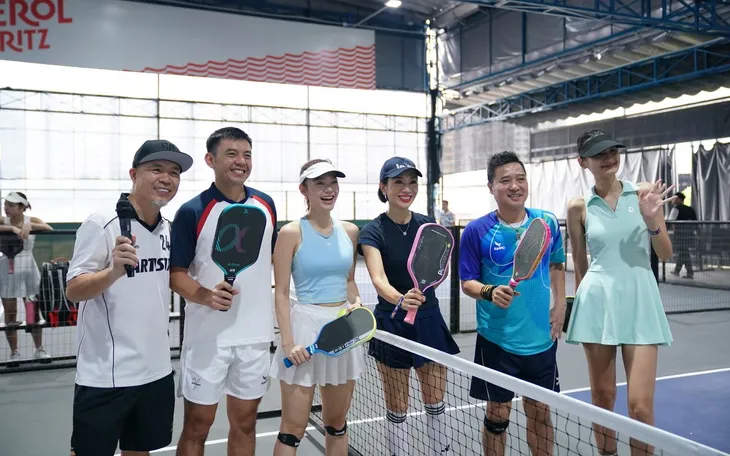Dàn sao "đổ bộ" giải đấu Pickleball Couple Cup 2025
