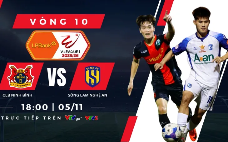 Thông tin trước trận đấu: CLB Ninh Bình - SLNA (18h00 ngày 05/11, VTV5)