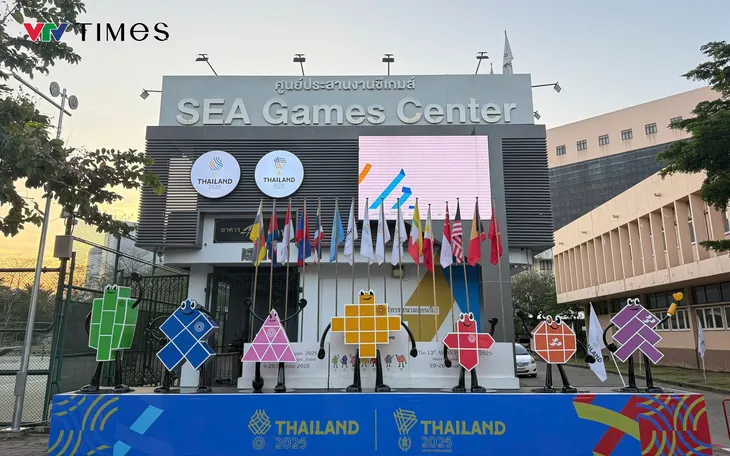 An ninh siết chặt tại sân Rajamangala trước giờ khai mạc SEA Games 33