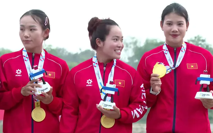 Dấu ấn đậm nét của Canoeing nữ Việt Nam tại SEA Games 33