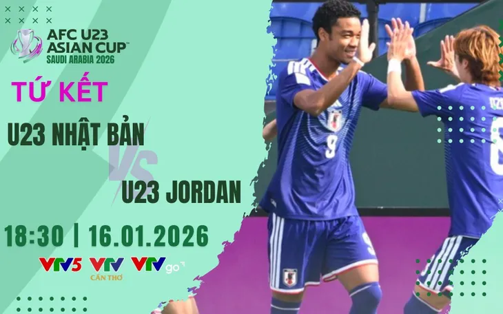 U23 Nhật Bản vs U23 Jordan: Liệu có bất ngờ? (18h30 trực tiếp VTV5, VTV Cần Thơ, VTVgo)