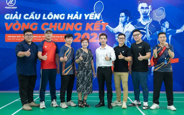 Nhiều VĐV đội tuyển cầu lông Quốc gia tham dự Giải cầu lông Hải Yến 2025