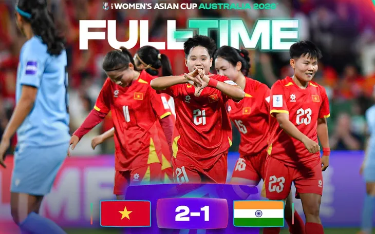 Ngân Thị Vạn Sự vào đề cử bàn thắng đẹp nhất vòng bảng AFC Women's Asian Cup 2026